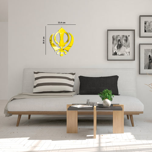 Khanda, Acrylic Mirror wall art - FHMax.com