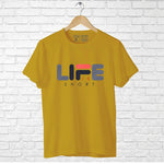 "LIFE IS SHORT", Men's Half Sleeve T-shirt - FHMax.com