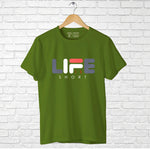 "LIFE IS SHORT", Men's Half Sleeve T-shirt - FHMax.com