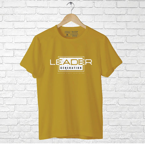 "LEADER GENERATION", Men's Half Sleeve T-shirt - FHMax.com