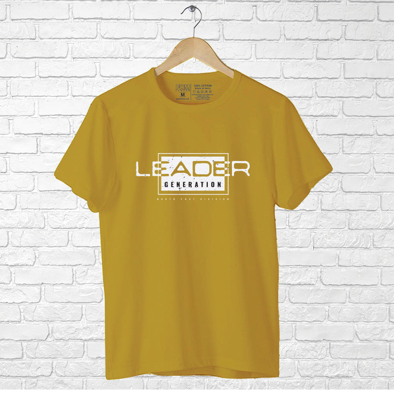 "LEADER GENERATION", Men's Half Sleeve T-shirt - FHMax.com