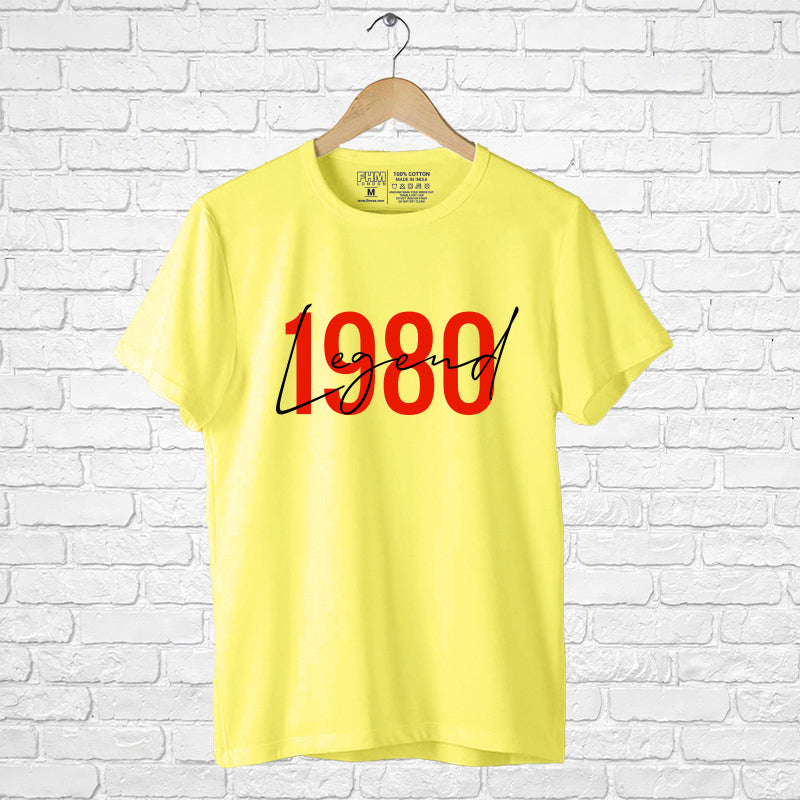 "LEGEND 1980", Boyfriend Women T-shirt - FHMax.com