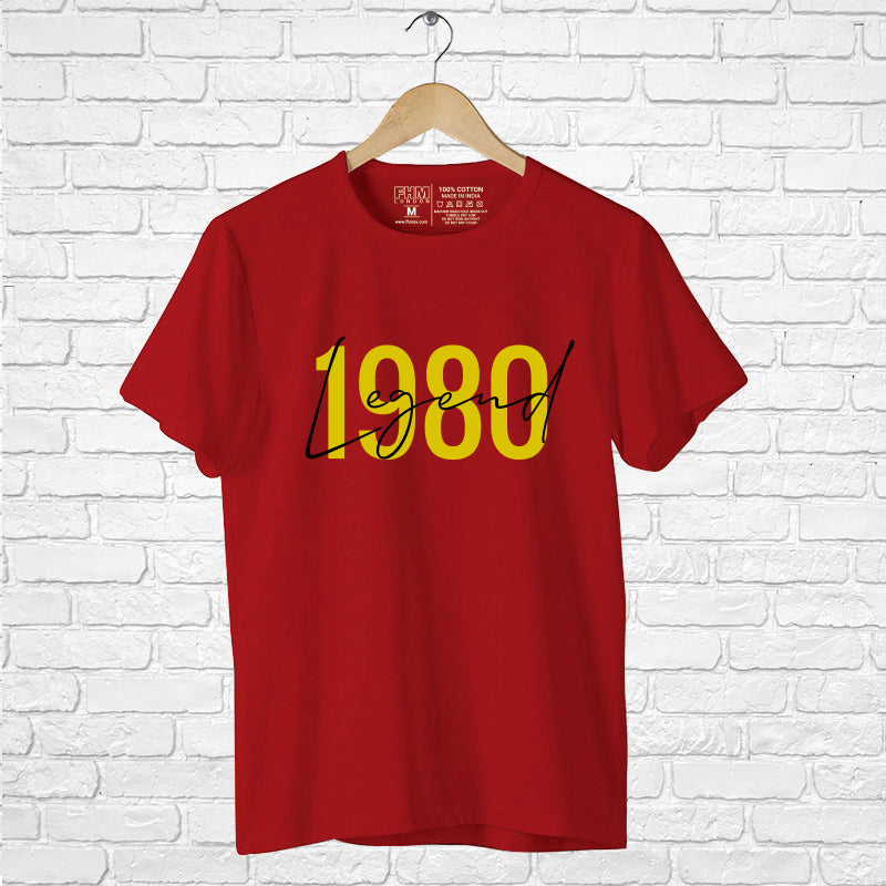 "LEGEND 1980", Boyfriend Women T-shirt - FHMax.com