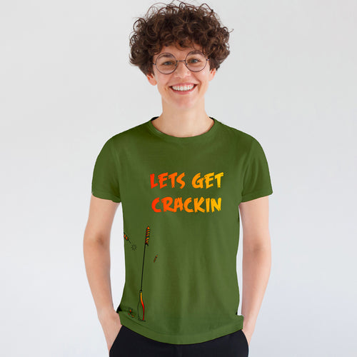 Let's Get Crackin, Men's Half Sleeve Tshirt - FHMax.com