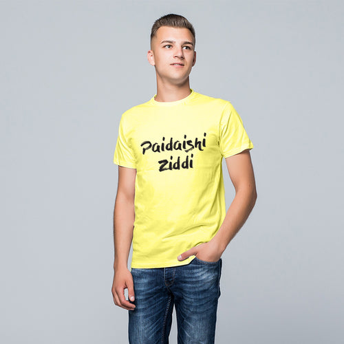 "PAIDAISHI ZIDDI", Men's Half Sleeve T-shirt - FHMax.com