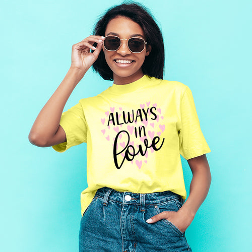 Always in Love, Boyfriend Women T-shirt - FHMax.com