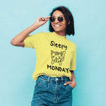 Sleepy Monday, Boyfriend Women T-shirt - FHMax.com