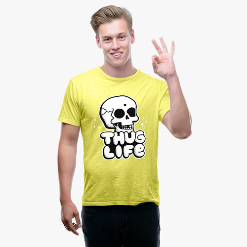 Thug Life, Men's Half Sleeve Tshirt - FHMax.com