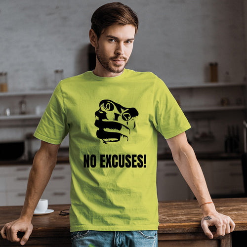 No excuses, Men's Half Sleeve T-shirt - FHMax.com