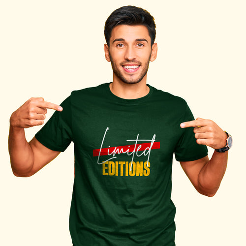 "LIMITED EDITIONS", Men's Half Sleeve T-shirt - FHMax.com