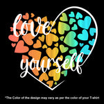 "LOVE YOURSELF", Women Half Sleeve T-shirt - FHMax.com