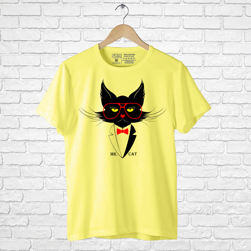 "Mr.CAT", Men's Half Sleeve T-shirt - FHMax.com