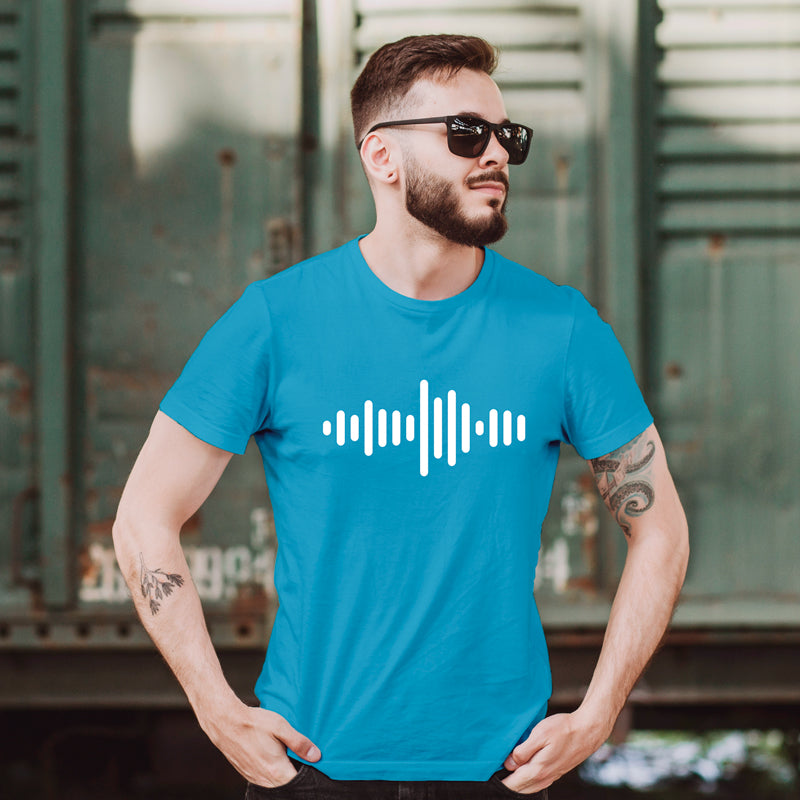 "MUSIC WAVE", Men's Half Sleeve T-shirt - FHMax.com