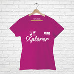 "XPLORER", Women Half Sleeve T-shirt - FHMax.com