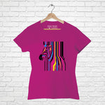 "ZEBRA", Women Half Sleeve T-shirt - FHMax.com