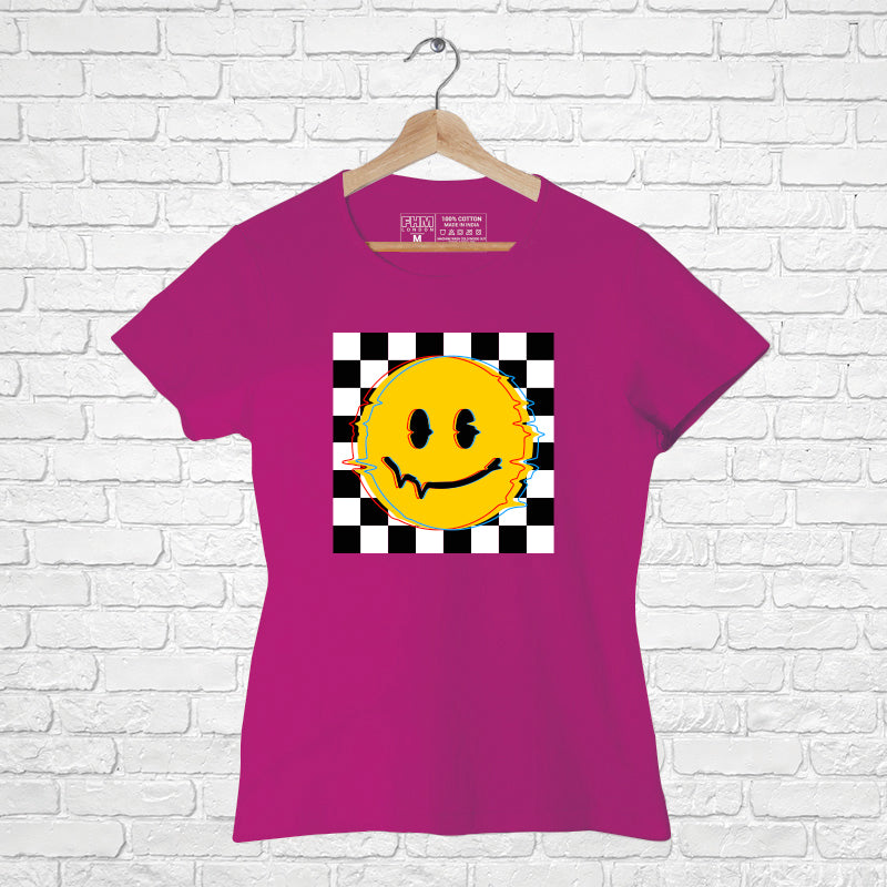 "SMILE", Women Half Sleeve T-shirt - FHMax.com