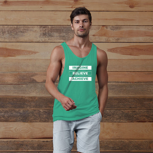 Imagine Believe Achieve, Men's Vest - FHMax.com