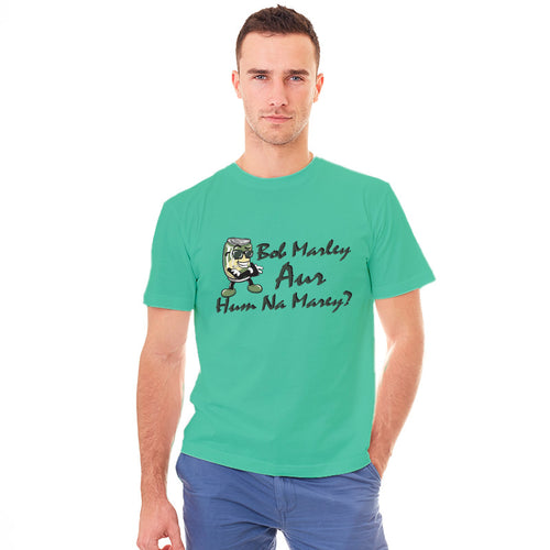 Bob Marley Aur Hum Na Marey?, Men's Half Sleeve Tshirt - FHMax.com