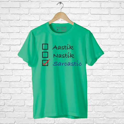 Aastik, Nastik, Sarcastic, Men's Half Sleeve Tshirt - FHMax.com