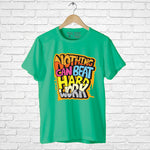 Nothing can beat hard work, Men's Half Sleeve T-shirt - FHMax.com