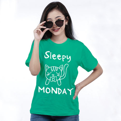 Sleepy Monday, Boyfriend Women T-shirt - FHMax.com