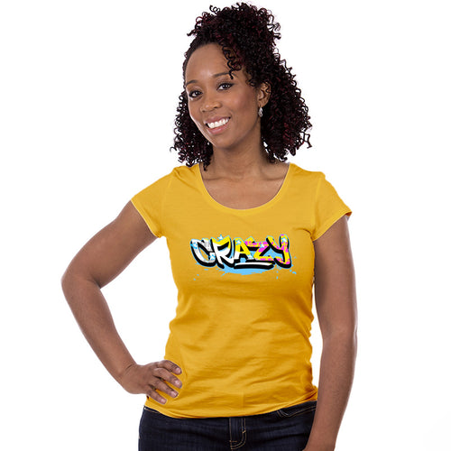 Crazy, Women Half Sleeve T-shirt - FHMax.com