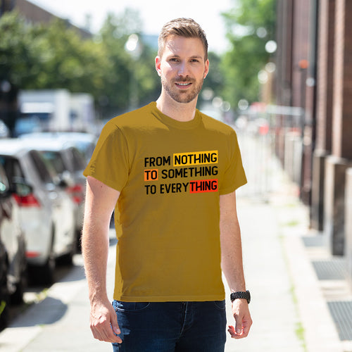 Nothing to things, Men's Half Sleeve T-shirt - FHMax.com