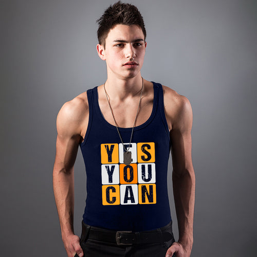 "YES YOU CAN", Men's vest - FHMax.com