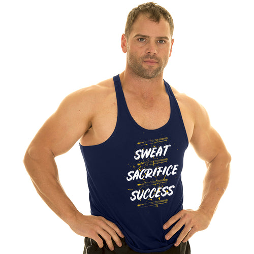 "SWEAT, SACRIFICE, SUCCESS", Men's Vest - FHMax.com