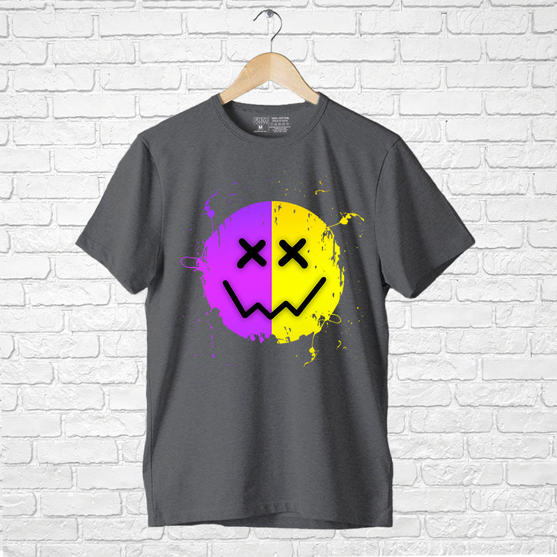 "NEON SMILEY", Boyfriend Women T-shirt - FHMax.com