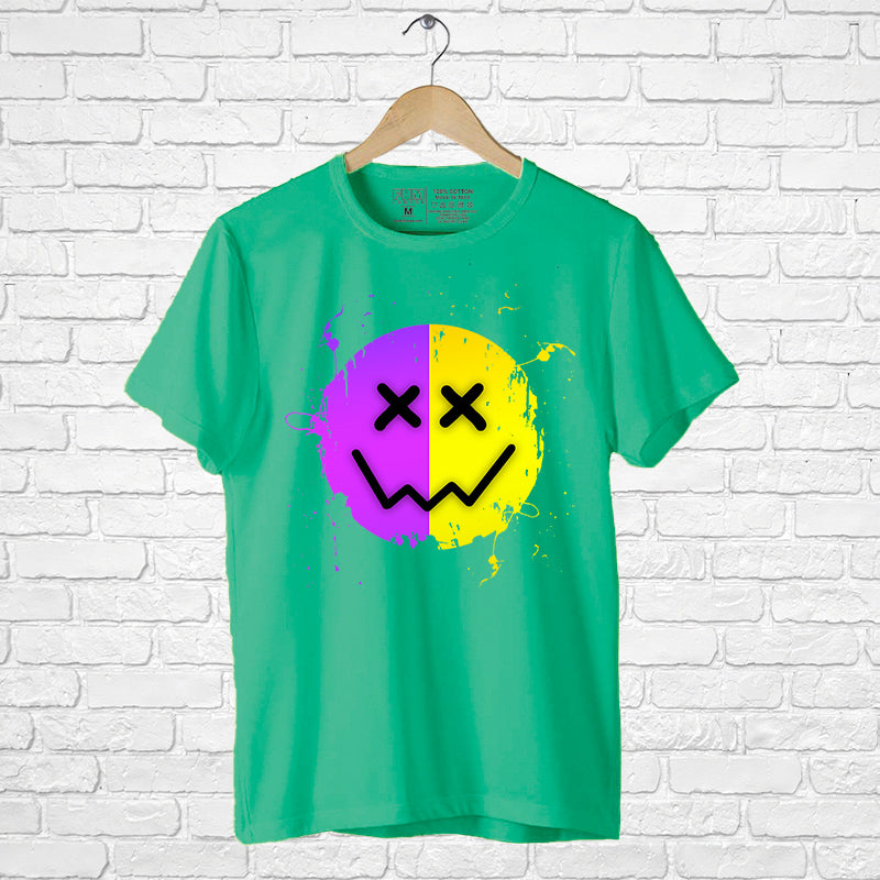 "NEON SMILEY", Boyfriend Women T-shirt - FHMax.com