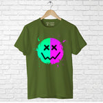 "NEON SMILEY", Boyfriend Women T-shirt - FHMax.com