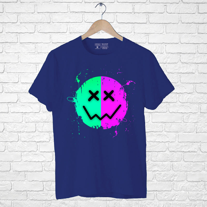 "NEON SMILEY", Boyfriend Women T-shirt - FHMax.com