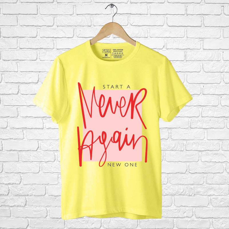 "NEVER AGAIN", Boyfriend Women T-shirt - FHMax.com