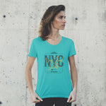 "NEW YORK CITY", Women Half Sleeve T-shirt - FHMax.com