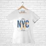 "NEW YORK CITY", Women Half Sleeve T-shirt - FHMax.com