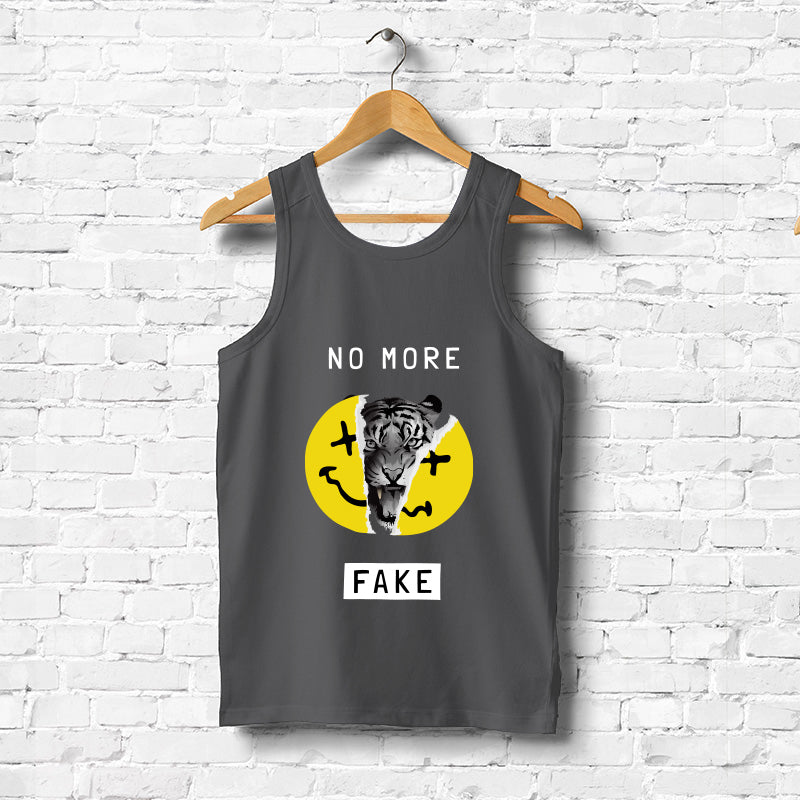 "NO MORE FAKE", Men's vest - FHMax.com