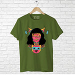 "PINK-CYBER PINK", Boyfriend Women T-shirt - FHMax.com