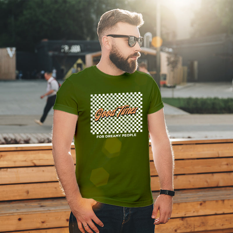 "GOOD TIMES-For dreamy people", Men's Half Sleeve T-shirt - FHMax.com