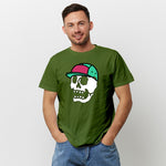 "SKULL", Men's Half Sleeve Tshirt - FHMax.com