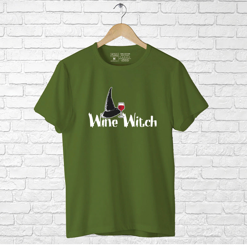 Wine Witch, Boyfriend Women T-shirt - FHMax.com