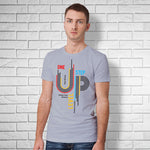 "ONE LEVEL UP", Men's Half Sleeve T-shirt - FHMax.com