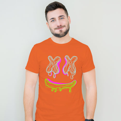 "SMILE", Men's Half Sleeve T-shirt - FHMax.com