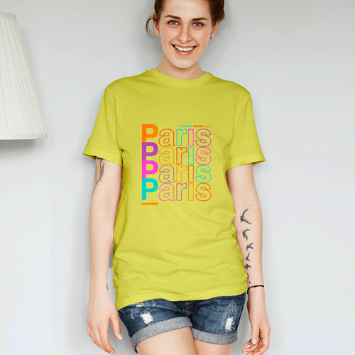 "PARIS", Boyfriend Women T-shirt - FHMax.com