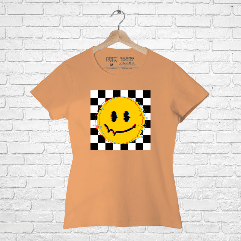 "SMILE", Women Half Sleeve T-shirt - FHMax.com