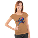 Octopus, Women Half Sleeve Tshirt - FHMax.com