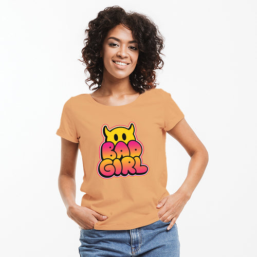 Bad Girl, Women Half Sleeve T-shirt - FHMax.com