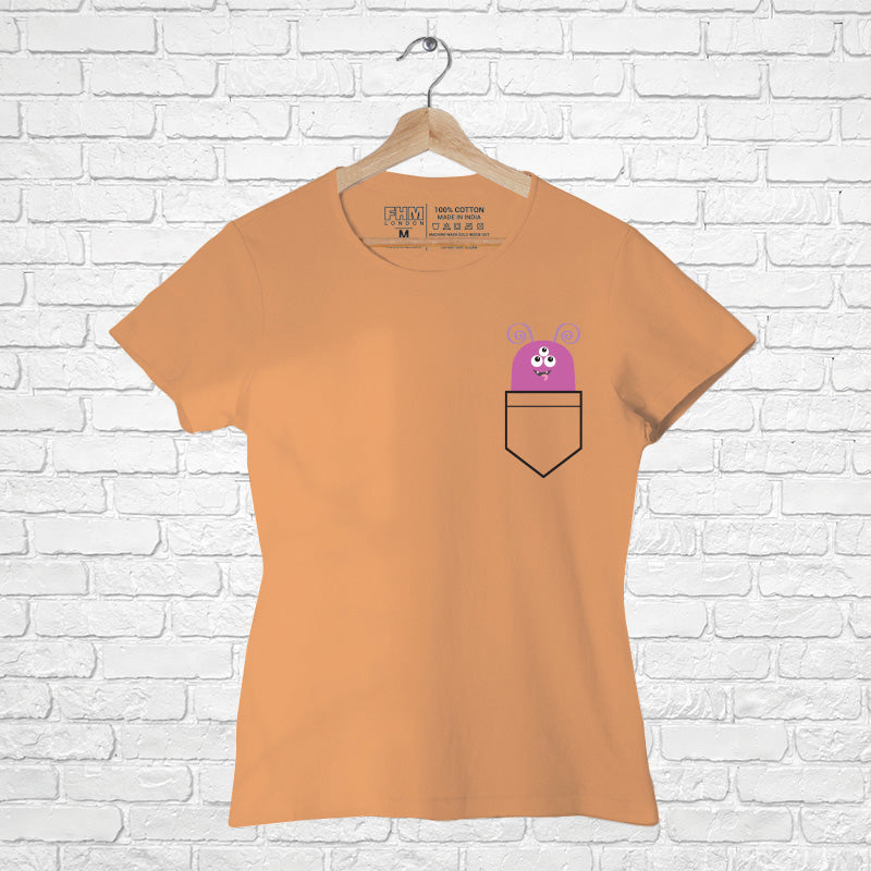 Side Pocket, Women Half Sleeve Tshirt - FHMax.com