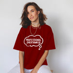 "PROFESSIONAL OVERTHINKER", Boyfriend Women T-shirt - FHMax.com