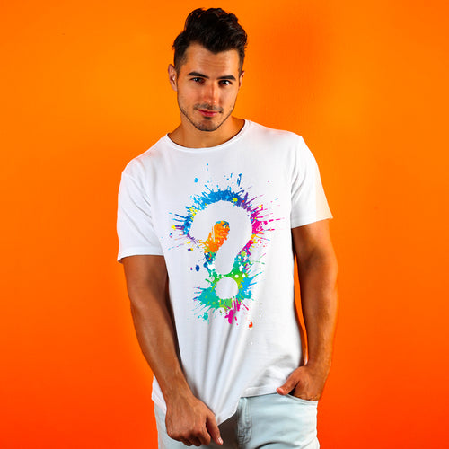 "QUESTION MARK", Men's Half Sleeve T-shirt - FHMax.com